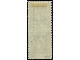 1920, 2. Mailänder Ausgabe 75 Pfg. schwärzlichrötlichbraun, senkrechtes Paar, Mitte ungezähnt, sauber ungebraucht, tadellos, 