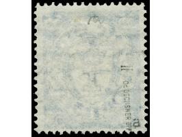 1925, Staatswappen 35 Pfg. ultramarin, Plattenfehler “D von Danzig unten beschädigt, Ovallinie darunter gebrochen und nach au