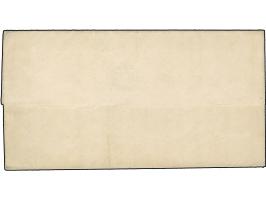 1862, ½&nbsp;Gr. mittelrötlichorange mit Durchstich 11¾, mit blauem Rahmenstempel “JEVER 6.8.(67)” auf kpl. Faltbrief in den 