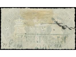 1862, 2 Gr. grauultramarin mit Durchstich 11¾ im waagerechten Paar mit klarem Rahmenstempel “ELSFLETH” in Blau, rechte Marke 
