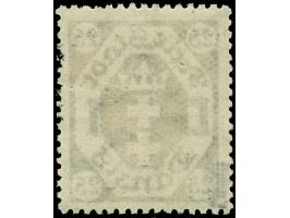 1921, Kleines Staatswappen 25 Pfg., liegendes Wasserzeichen, sauber ungebraucht, tadellos, Eigentumszeichen, Fotobefund Bock 