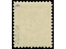 1923, Freimarke 3 C. auf 40 M. lebhaftgrauviolett, doppelter Aufdruck, postfrisch, tadellos, sign. Ing. Becker