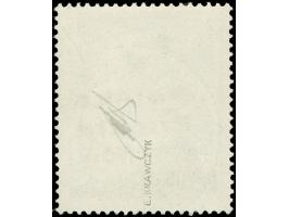 1945, 1 Zl. auf 2 Gr. schwarztürkisgrau, sauber gestempelt, tadellos, sign. Krawzcyk