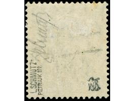 1918, Germania 60 Pfg. lila, einzeiliger schwarzvioletter Handstempelaufdruck, sauber ungebraucht, tadellos, sign. u. a. Schm