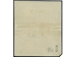 Petschili-Ausgaben: 1901, Kiautschou Kaiseryacht 3 Pfg., zwei waagerechte Paare, ehemals Viererblock, mit zentrischem Stempel