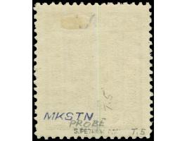 1917, Wappenzeichnung 4 Gr. oliv, Probedruck in Type 5, sauber ungebraucht, tadellos, sign. u. a. Jungjohann BPP