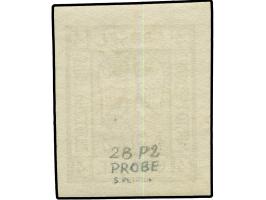 1918, Wappenzeichnung 4 Gr. braun, geschnittener Probedruck, postfrisch, tadellos, sign. Petriuk&nbsp;