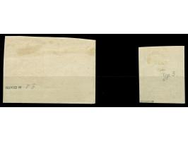 1917, Wappenzeichnung 2 Gr. und 4 Gr., Type 5, geschnitten, 2 Gr. als linke untere Bogenecke, sauber ungebraucht, tadellos, s
