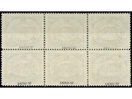 1916, Ansichten 20 F., ohne Kontrllaufdruck, Sechserblock, postfrisch, tadellos, Einheiten sind selten, sign. S. Petriuk PZF