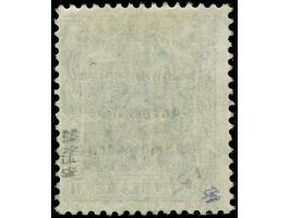 1920, Germania 5 Pfg. dunkelopalgrün, doppelter Aufdruck, sauber ungebraucht, tadellos, sign. u. a. Klein BPP, Kurzbefund Boc