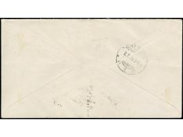 1920, Germania 3 M. auf 3 Pfg. dunkelorangebraun, doppelter Aufdruck, mit Stempel “NEDORFCHEN 31.8.20” auf “Trübsbach”-R-Brie