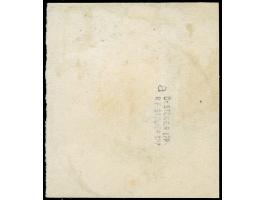 1890/1901, Krone/Adler 5 Pfg. grün, mit Plattenfehler “C in Reichspost unten mit Strich (=Cedille)", sauber gestempelt “KDPAG