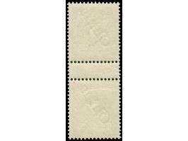 1898, Steilaufdruck 3 Pfg. hellockerbraun, senkrechtes Zwischenstegpaar, postfrisch, tadellos, unsigniert, Fotobefund Steuer 