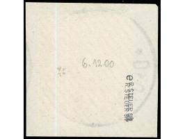 1900, Krone/Adler 3 Pfg. dunkelockerbraun, sauber gestempelt “PEKING 6/12 00” auf Briefstück, tadellos, doppelt sign. R.Steue