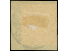 1900/02, Petschili Germania 30 Pfg. rötlichorange/rotschwarz auf mattgelblichorange, mit Plattenfehler “Kopf des R von Reichs