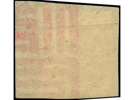 1901, Germania Reichspost 3 Pfg. dunkelorangebraun, mit Plattenfehler “schräger Kratzer durch die Haarlocke rechts in Schulte