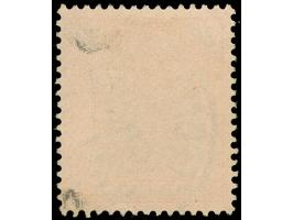 1901, Germania Reichspost 30 Pfg. rötlichorange/rotschwarz auf mattgelblichorange, mit Plattenfehler “blasenförmiger weißer F
