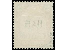 1901, Germania Reichspost 40 Pfg. karmin/schwarz, mit Plattenfehler “innere Randlinie mit Mäander unten rechts verbunden”, sa