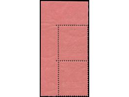 1900, Germania ohne Wz. 1 P. auf 80 Pfg. dunkelrötlichkarmin/rotschwarz auf mattkarmin, senkrechtes Paar aus der rechten ober