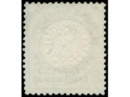 1872, Großer Schild 2 Gr. grauultramarin, mit Plattenfehler “Beule im Innenkreis unter T von Post” (Feld 9), sauber gestempel