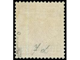 1889, Krone/Adler 20 Pa. auf 10 Pfg. dunkelrosarot, sauber ungebraucht, tadellos, sign. u. a. Wiegand BPP, Kurzbefund Steuer 