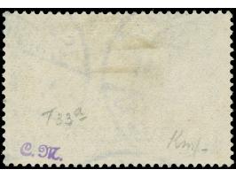 1902/04, Aufdrucktype II 10 Pia. auf 2 M. schwärzlichblau, Urmarke Type I, sauber gestempelt “CONSTANTINOPEL DP 14.9.05”, tad