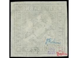 1873, 70 Kr. braunlila, Bogenfeld 2, farbfrisch, voll- bis breitrandig geschnitten, mit gut erkennbarer Wappenprägung, sauber