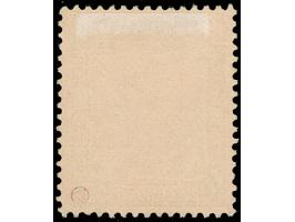 1900, Aufdrucktype I 2 ½ Pia. auf 50 Pfg. dunkelbräunlichlila/rotschwarz auf mattbraunorange, mit Plattenfehler “blasenförmig