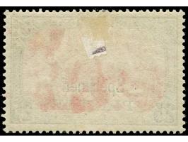 1900, Aufdrucktype II 25 Pia. auf 5 M. grünschwarz/bräunlichkarmin, Urmarkentype I, Nachmalung nur mit Deckweiß, mit Aufdruck