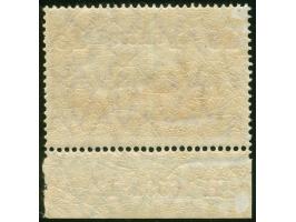 1905/13, Germania mit Wz. 15 Pia. auf 3 M. schwarzviolett, Unterrandstück mit Aufdruck-Han “H 1659a.12”, postfrisch, tadellos