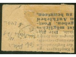 1890/98, Krone/Adler 50 Pfg. lebhaftbraunrot, sauber gestempelt “FRIEDRICH-WILHELMSHAFEN * 7/4 93” auf Paketkartenausschnitt,