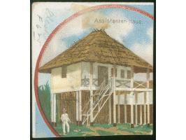 1898, Krone/Adler 10 Pfg. mittelkarminrot, ocker quarzend, sauber gestempelt “STEPHANSORT *** 25/4 98” auf Postkartenausschni