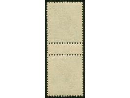 1897, Aufdruckausgabe 5 Pfg. lebhaftopalgrün, senkrechtes Zwischenstegpaar mit Aufdruckfehler “senkrechter Strich des h in De