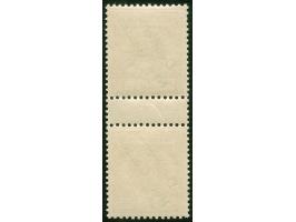 1897, Aufdruckausgabe 25 Pfg. dunkelorange, senkrechtes Zwischenstegpaar mit Aufdruckfehler “senkrechter Strich des h in Deut
