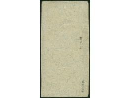 1897, Aufdruckausgabe 10 Pfg. lebhaftlilarot, rot qaurzend, senkrechtes Paar mit Aufdruckfehler “unterer Bogen des t in Deuts