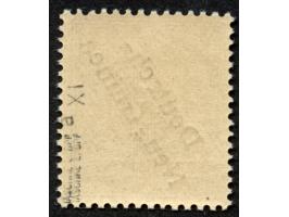 1897, Aufdruckausgabe 3 Pfg. dunkelockerbraun, mit Aufdruckfehler “senkrechter Strich des h in Deutsch sehr dünn” (Aufdruckfe