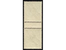 1897, Aufdruckausgabe 5 Pfg. lebhaftopalgrün, senkrechtes Zwischenstegpaar mit Aufdruckfehler “senkrechter Strich des h in De