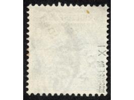 1897, Aufdruckausgabe 20 Pfg. violettultramarin, mit Aufdruckfehler “senkrechter Strich des h in Deutsch sehr dünn” (Aufdruck