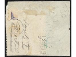 1889/90, Pfennig 20 Pfg. dunkelultramarin, sauber gestempelt “LAMU 19/1 89” auf Briefstück, tadellos, sign. Dr. Steuer BPP, F