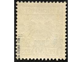 1893, waagerechter Aufdruck 17,8 mm breit 25 P. auf 50 Pfg. mittelbraunrot, postfrisch, tadellos, sign. Dr. Steuer VÖB