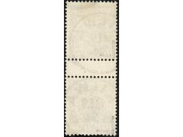 1893, waagerechter Aufdruck 17,8 mm breit 25 P. auf 50 Pfg. mittelbraunrot, senkrechtes Zwischenstegpaar, farbfrisch und sehr