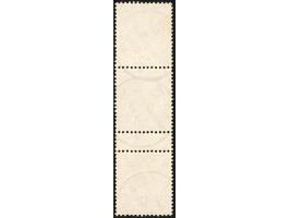1896, diagonaler Aufdruck 25 P. auf 50 Pfg. lebhaftrötlichbraun, senkrechtes Zwischenstegpaar mit zusätzlicher Marke oben, sa