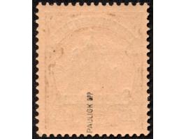 1901, Kaiseryacht o. Wz. 15 P. rötlichorange/rotschwarz auf mattgelblichorange, mit Aufdruck “Specimen”, postfrisch, tadellos