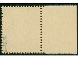 1947, Urdruck 5 Fr. auf 20 Pfg., rechtes Randstück, postfrisch, signiert Hoffmann BPP (Mi. 400,-)