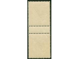 1897, Aufdruckausgabe 25 Pfg. gelblichorange, senkrechtes Zwischenstegpaar, postfrisch, tadellos, unsigniert, Kurzbefund Steu