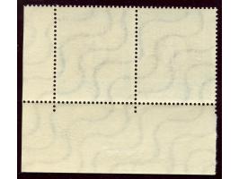 1949, 100 Jahre deutsche Briefmarken 30 Pfg., waagerechtes Paar aus der rechten unteren Bogenecke, mit Plattenfehler “weiße E