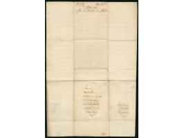 1737, 'Patente per la Visita di Rodi' : the Church's mandate to send an inspector to Rhodes. 'Brother Nicolaus Joseph a Carre